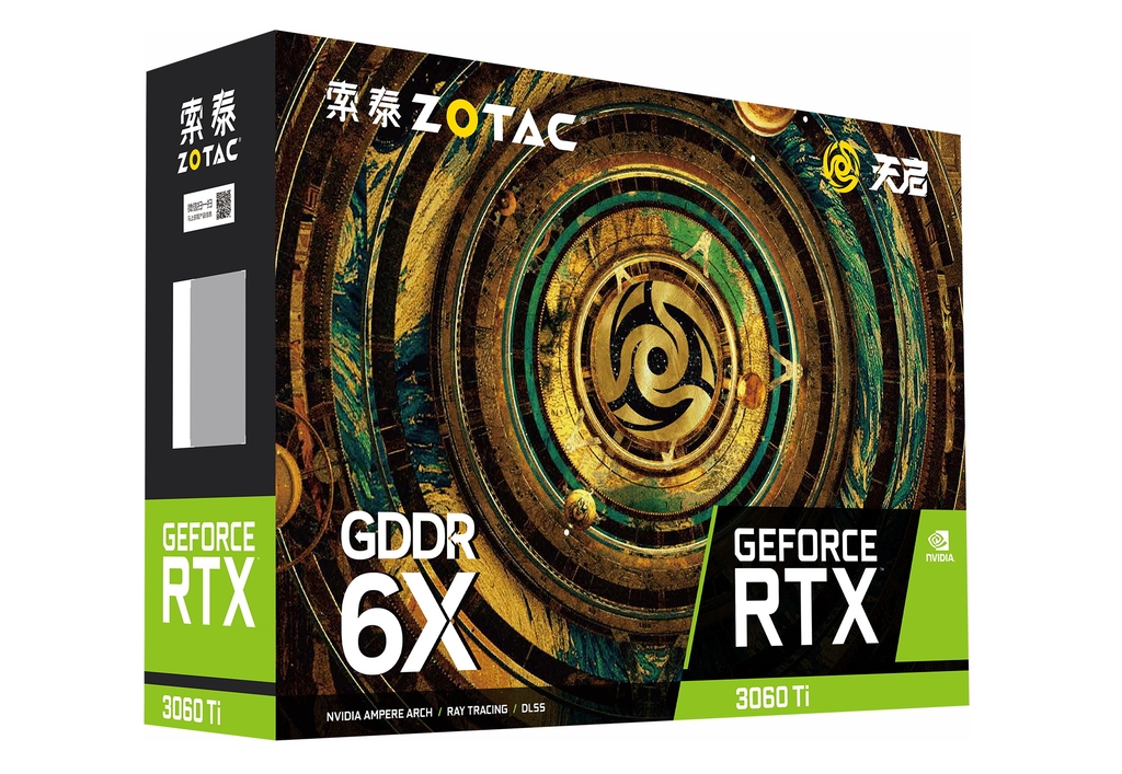 索泰 GeForce® RTX 3060Ti-8G6X 天启 GOC