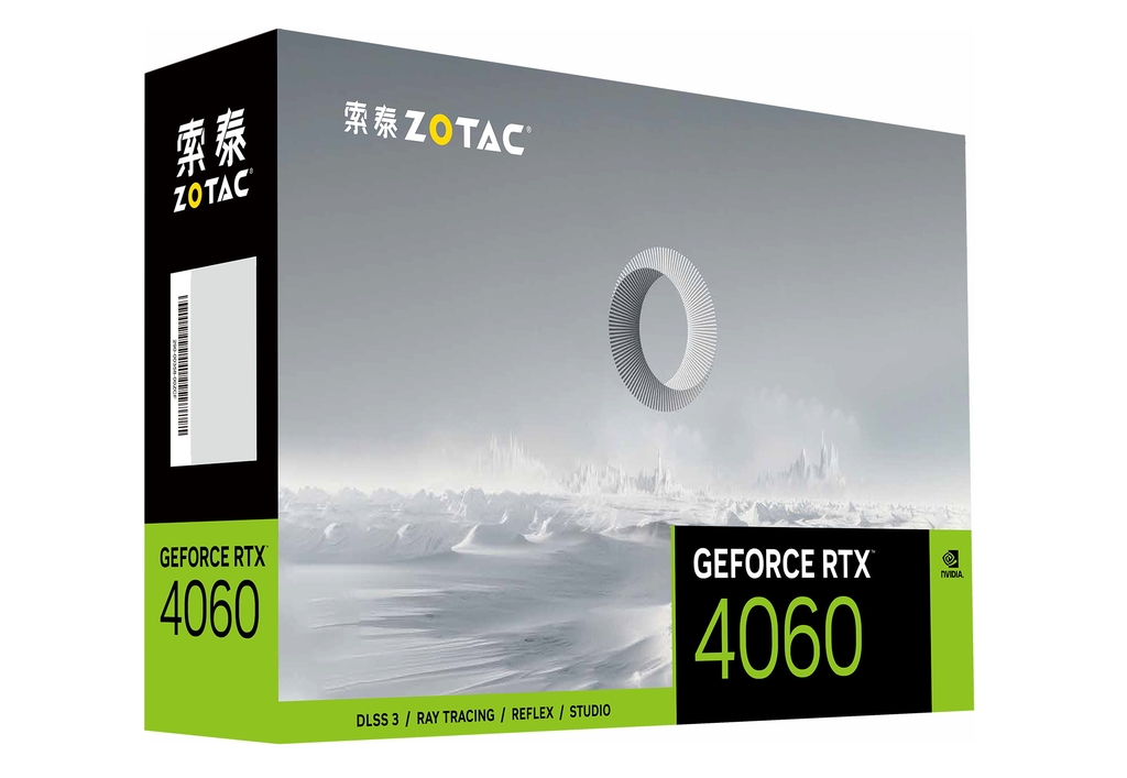 索泰 GeForce RTX 4060-8GB 月白 OC
