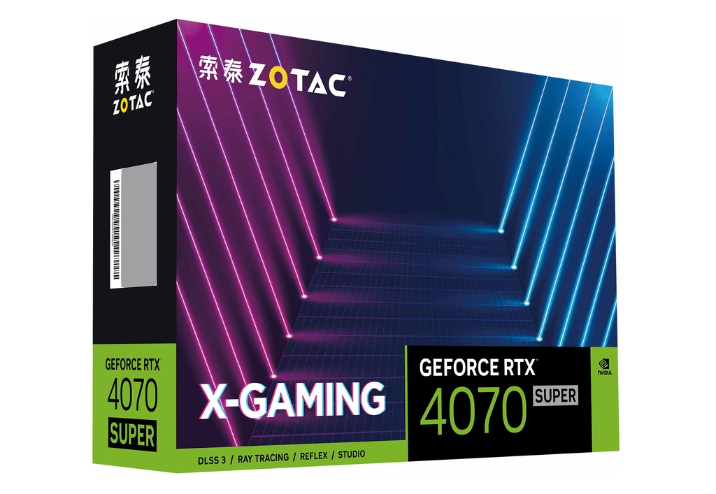 索泰 GeForce RTX 4070 SUPER-12GB  X-GAMING GOC