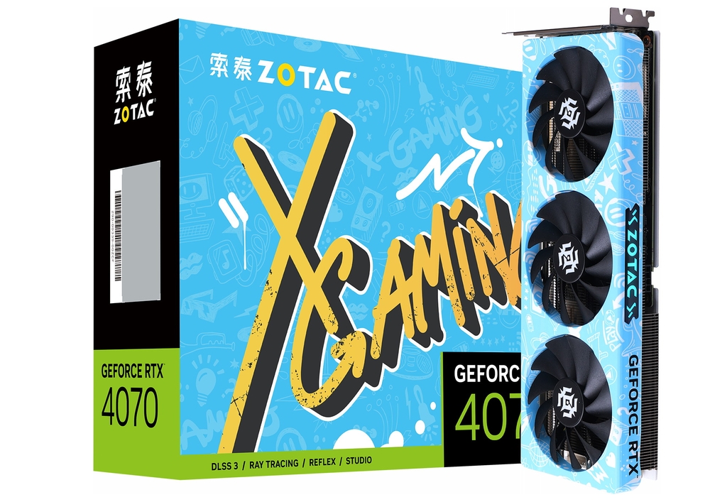 索泰 GeForce RTX 4070-12GB X-GAMING