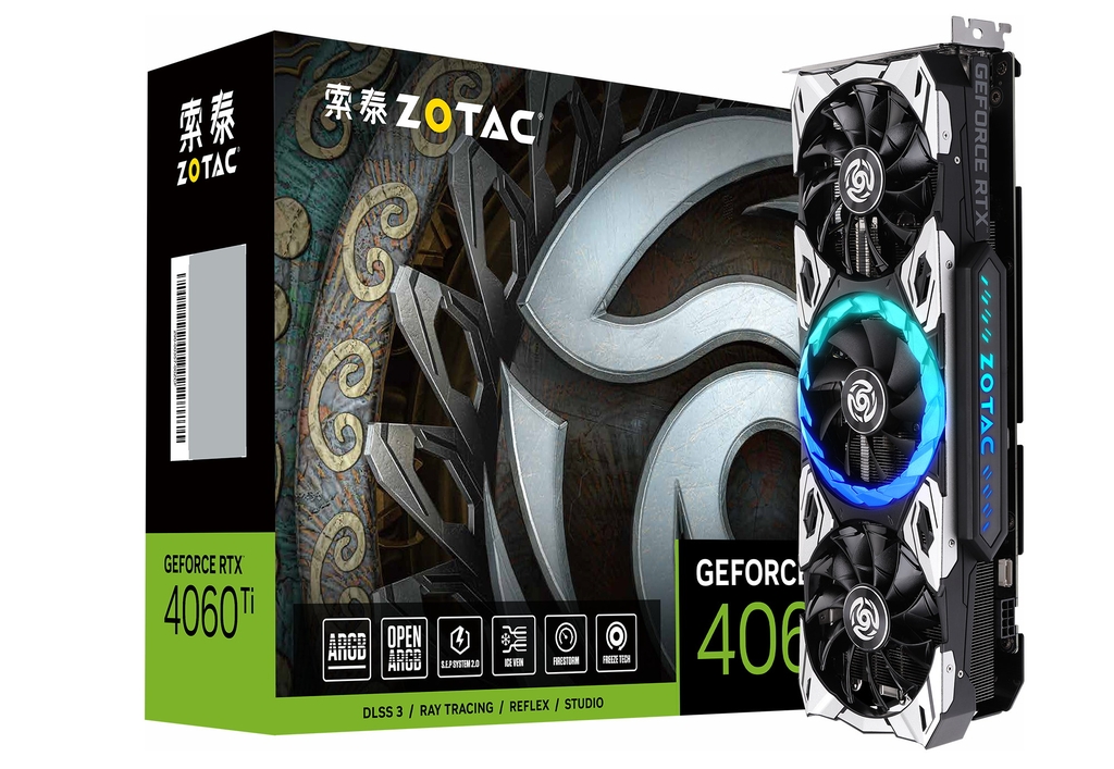 索泰 GeForce RTX 4060Ti-8GB 天启 OC