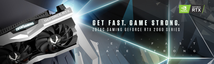 ZOTAC GAMING GeForce RTX™ 2060シリーズ　 超小型グラフィックスカード対応次世代ゲーム体験の到来