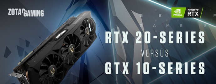 RTX 20シリーズとGTX 10シリーズの比較