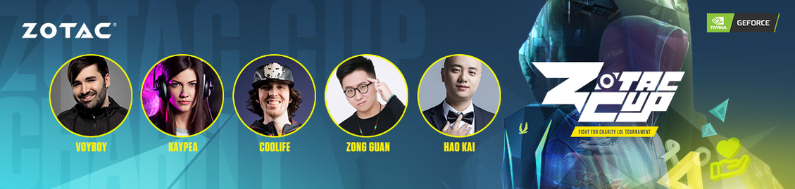 ZOTAC CUP PRESENTS THE FIRST CHARITY TOURNAMENT AT COMPUTEX