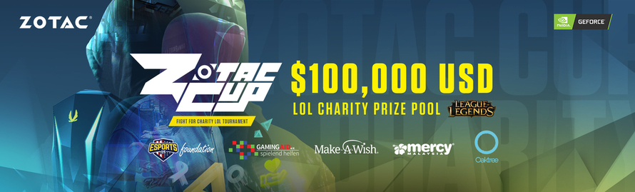 TOP STREAMERS CONVERGING AT THE GRAND FINALS OPENING OF THE FIRST ZOTAC CUP CHARITY TOURNAMENT FEATURING $100,000 USD PRIZE POOL