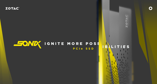 Entfache mehr Möglichkeiten mit der ZOTAC SONIX PCI-E SSD