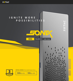 SSD의 새로운 시대를 열다, 조텍 ‘SONIX PCIe SSD 출시 