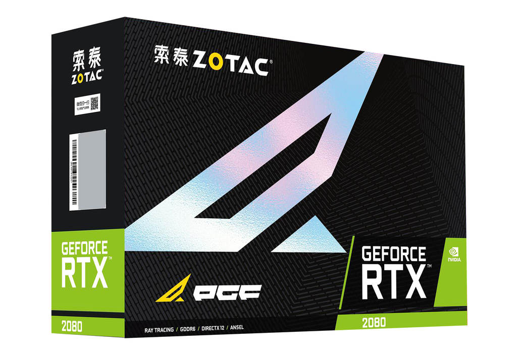 索泰 GeForce® RTX2080-8GD6 玩家力量至尊PGF OC12