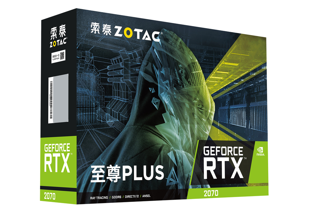索泰 GeForce® RTX2070-8GD6 至尊PLUS