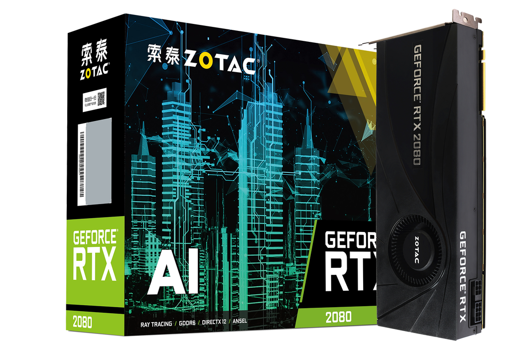 索泰 GeForce® RTX2080-8GD6 AI版 HA