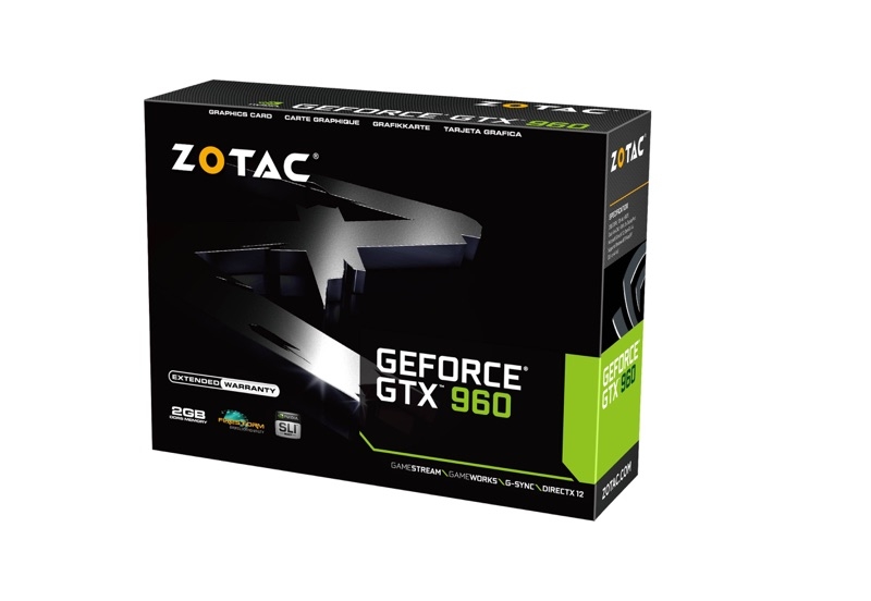 GeForce® GTX 960 Single Fan 2GB