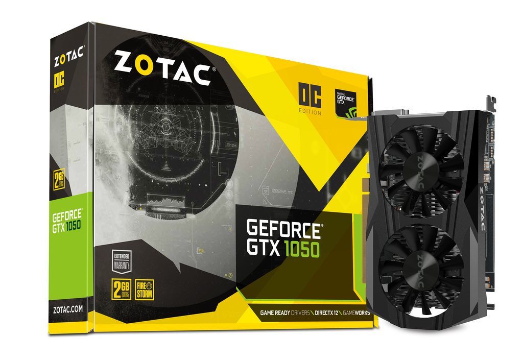 ZOTAC GeForce® GTX 1050 OC DUALSILENCER