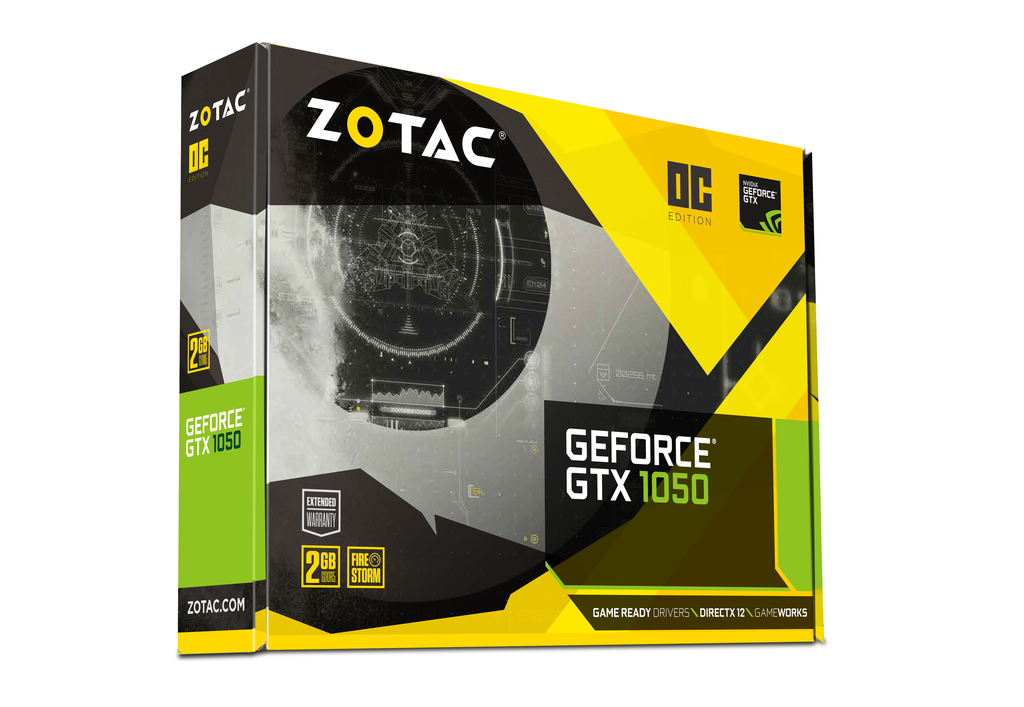ZOTAC GeForce® GTX 1050 OC DUALSILENCER