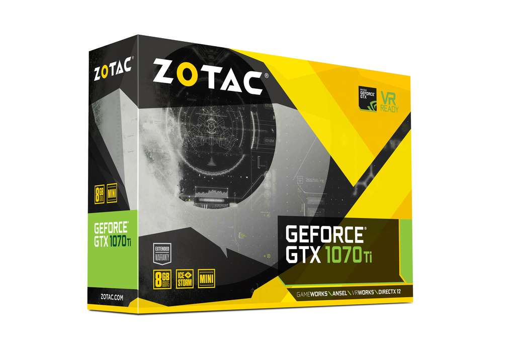 ZOTAC GeForce® GTX 1070 Ti Mini