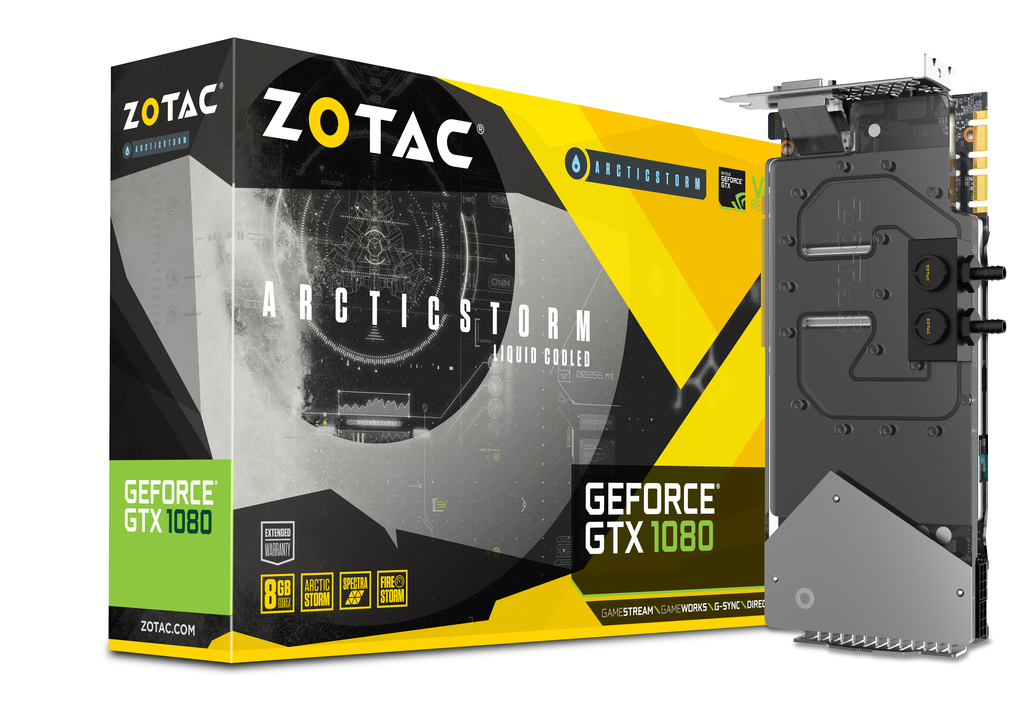 ZOTAC GeForce® GTX 1080 ArcticStorm 워터블럭