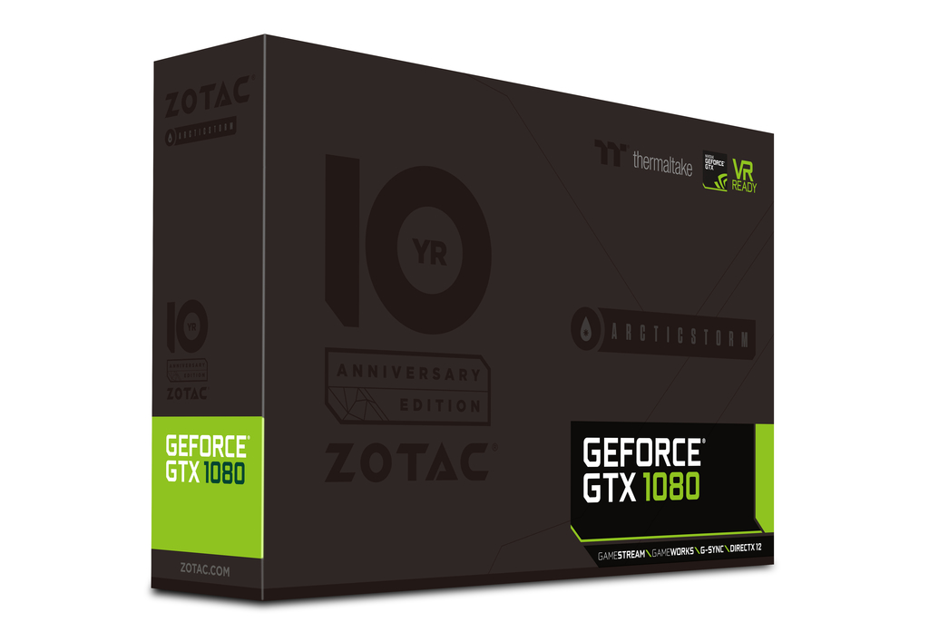 ZOTAC GeForce GTX 1080 ArcticStorm Thermaltake 10 Year Anniversary Edition