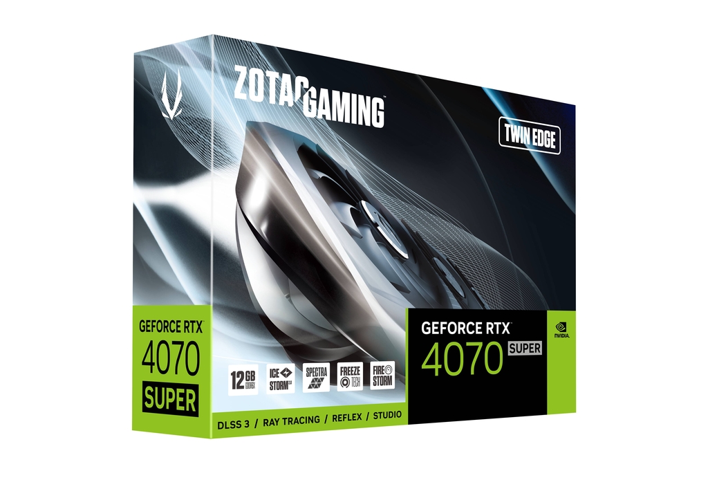 ZOTAC GAMING GeForce RTX 4070 SUPER Twin Edge 12 Go GDDR6X