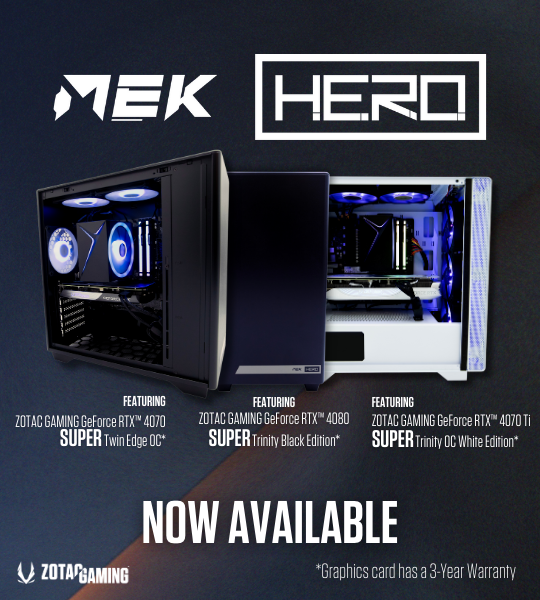 MEK HERO & GeForce RTX 40 SUPER Series